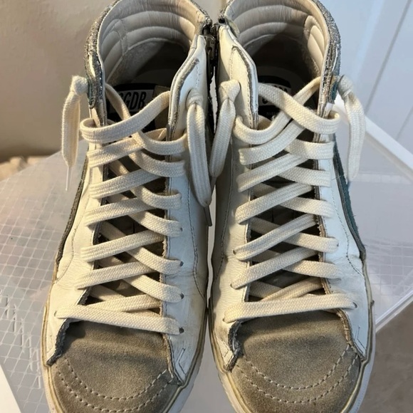 I loved these shoes and took great care of them. Slight scuffs-can be cleaned - Picture 2 of 3